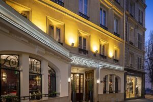 Hôtel de Seine - Façade de nuit - Paris 6
