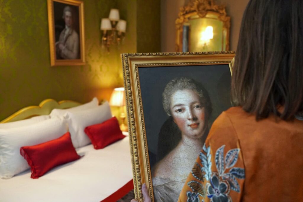 Retrato de la Marquesa de Pompadour