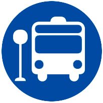 Logo transport pour illustrer la partie sur les transports non polluants dans le cadre du tourisme responsable à Paris et à l'Hôtel de Seine
